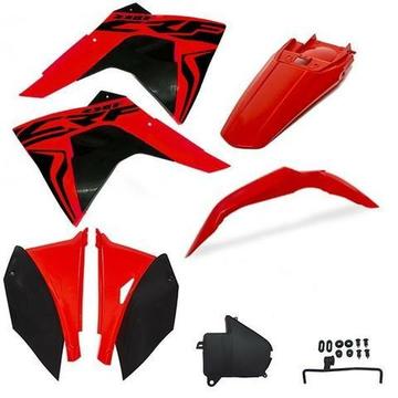 Kit Plástico Amx Premium Com Adesivos Crf 230 2008 a 2019