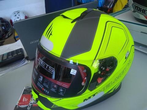 Capacete mt thunder trace tamanho 60 com entrega em todo rio!