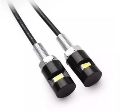 Parafuso Led Iluminação Sinalização De Placa Moto